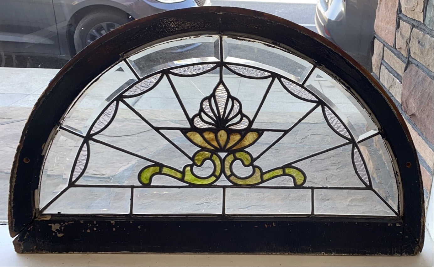 Semi-Circle Torch Stained Glass (SG-64)