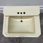 (SK-139) Pale Yellow Sink With Legs