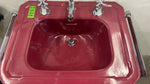 Std. Sink & Toilet Set, Tang Red (TS-109)