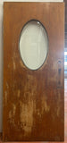 1-Light Oval-Glass Entry Door, Oak (ED-267)