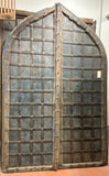 Pointed-Arch Door Pair w/ Metalwork Detailing (XD-35173)