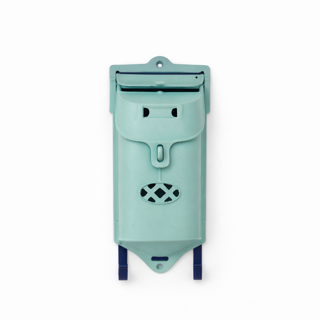 Wall Mounted Mailbox – Cast Tiffany Blue  MB- 19