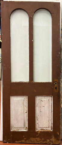 2-Light/ 2-Panel Arched-Glass Back Door (BD-294)