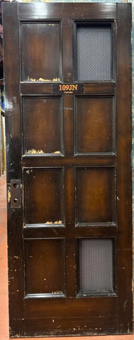 Eight Flat Paneled Entry Door with Flat Reverse Side (ED-288)