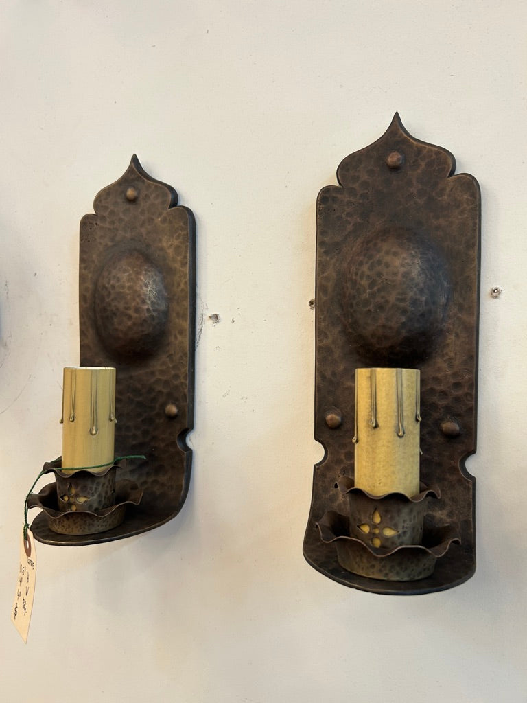 Hammered Sconce Pair (LT-875)