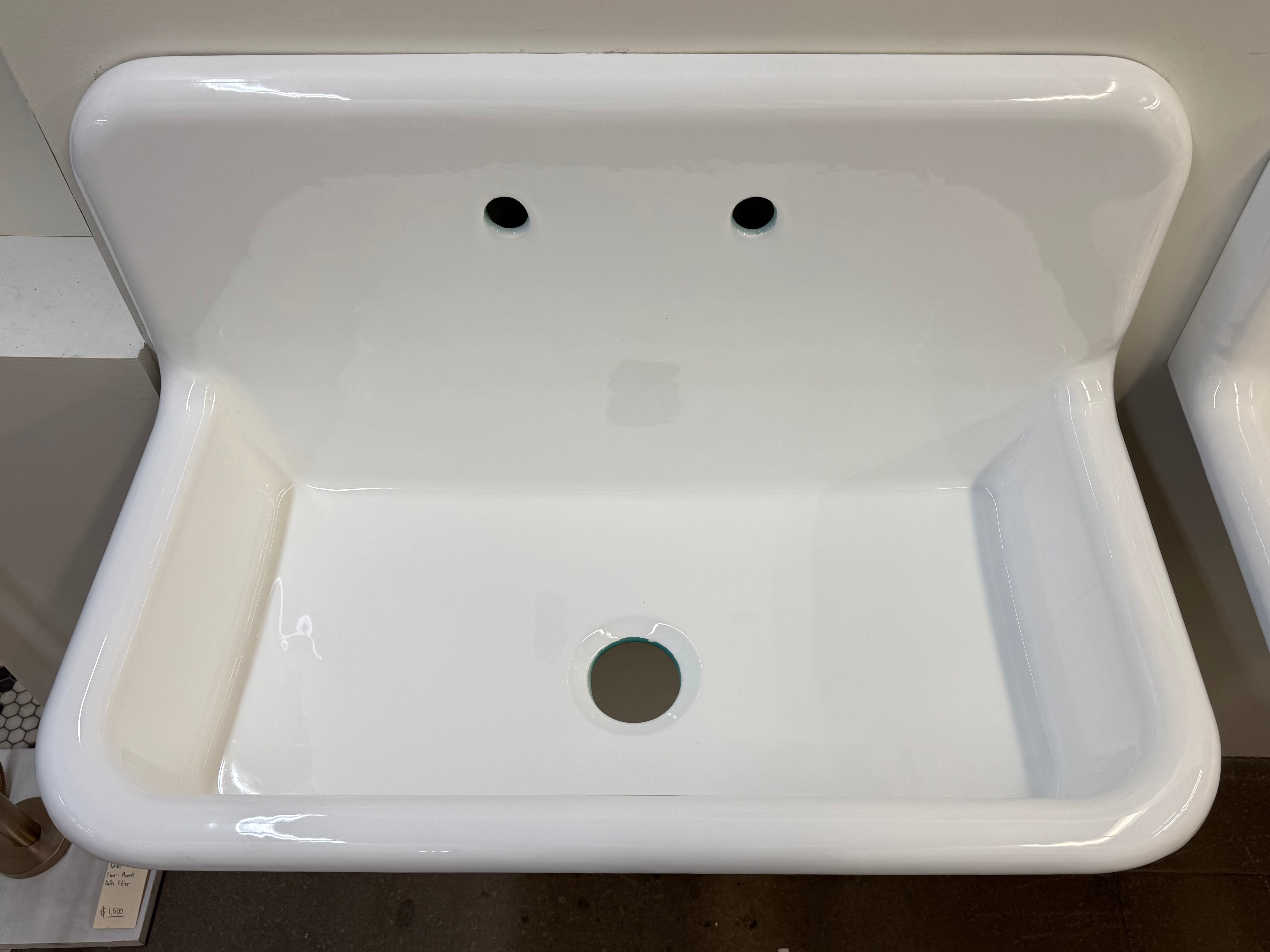 (SK-142) Enameled Roll Rim Sink