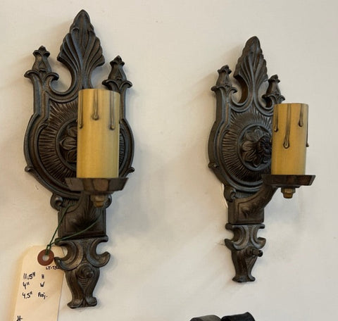 Cast Iron Sconce Pair (LT-752)