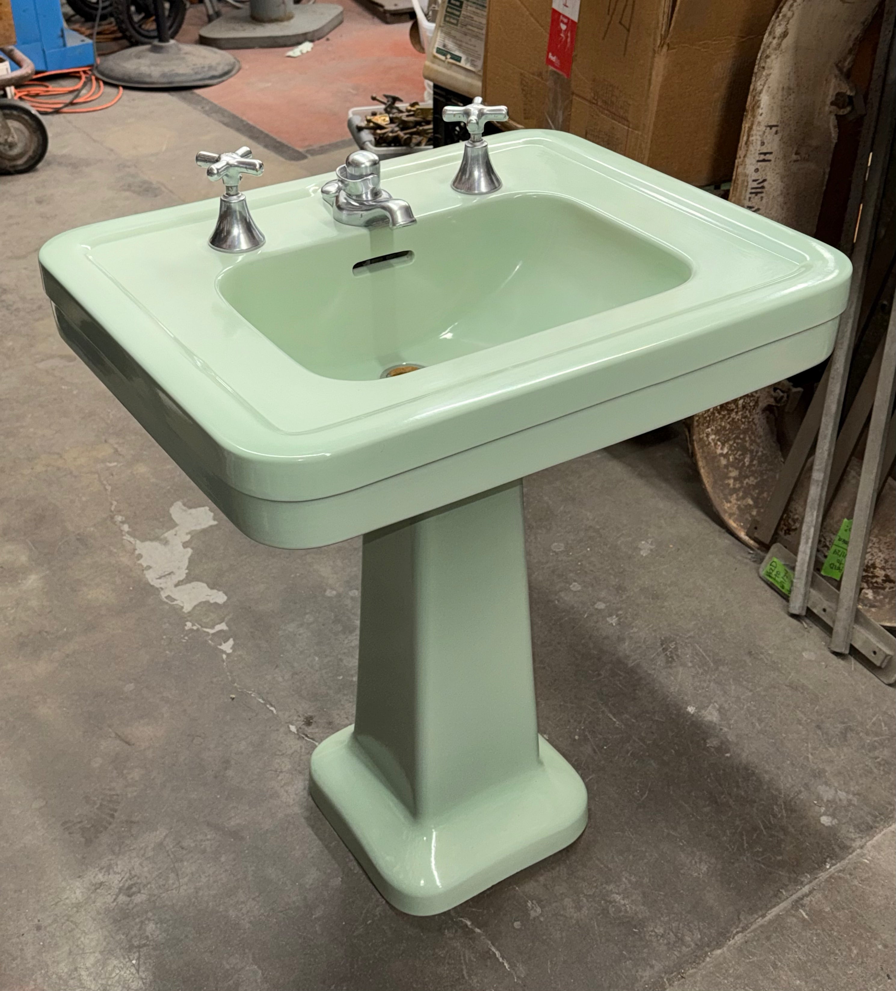 (SK-174) Crane Pale Jade Sink