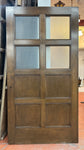 Entry Door with Four Lites and Four Flat Panels (ED-285)