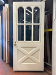 6-Light/ X-Panel Door w/ Arched Glass (ED-247)