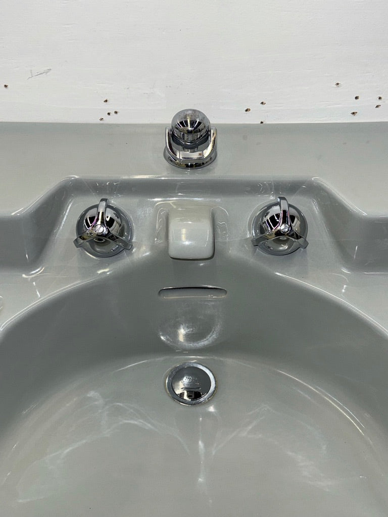 (SK-178) Crane Gray Wall Sink