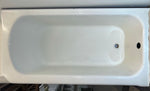 (TB-125) 'STANDARD' White Corner Tub