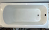 (TB-125) 'STANDARD' White Corner Tub