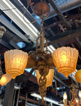 3-Light Slip-Shade Chandelier (LT-747)