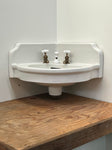 Crane 'Clifton' Wall-Mount Corner Sink (SK-126)