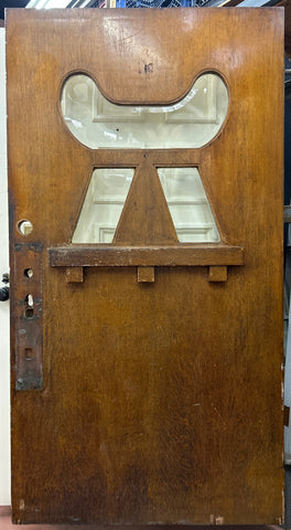 3-Light Oak Entry Door (ED-292)