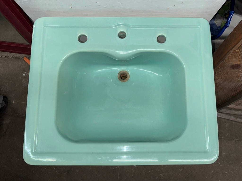 (SKZ-VBL.1) Ming Green Pedestal Sink