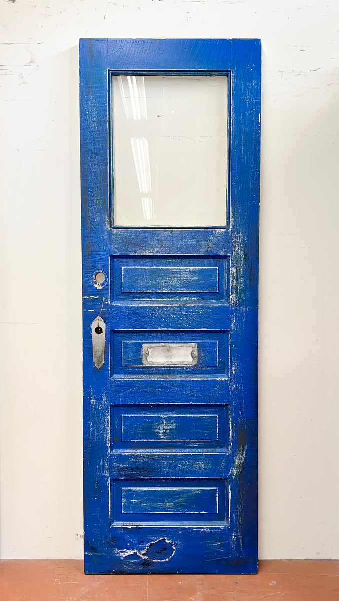 1Light/ 4 Raised Panel Door (BD219) Pasadena Architectural Salvage