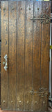 *HOLD* Plank Door w/ Decorative Hardware (ED-324)