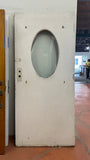 1-Light Oval-Glass Entry Door, Oak (ED-267)