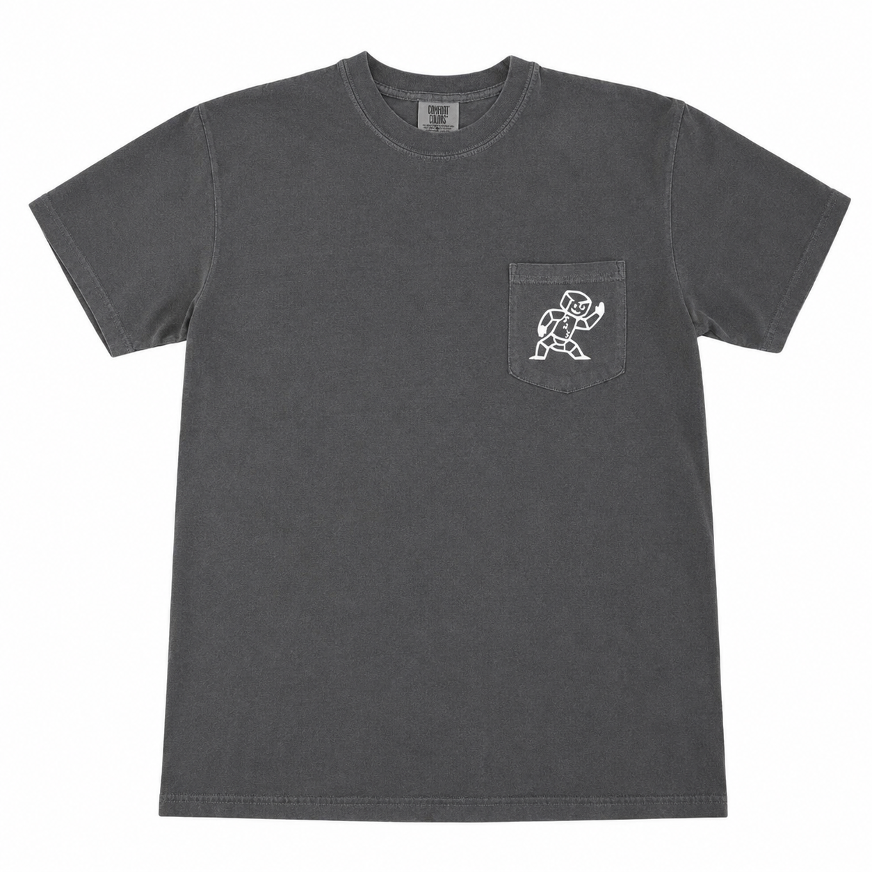 PAS- Aged Black Bolty Pocket Tee