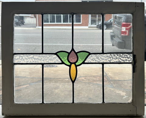 Sm. Stained Glass w/ Floral Detail (SG-159)