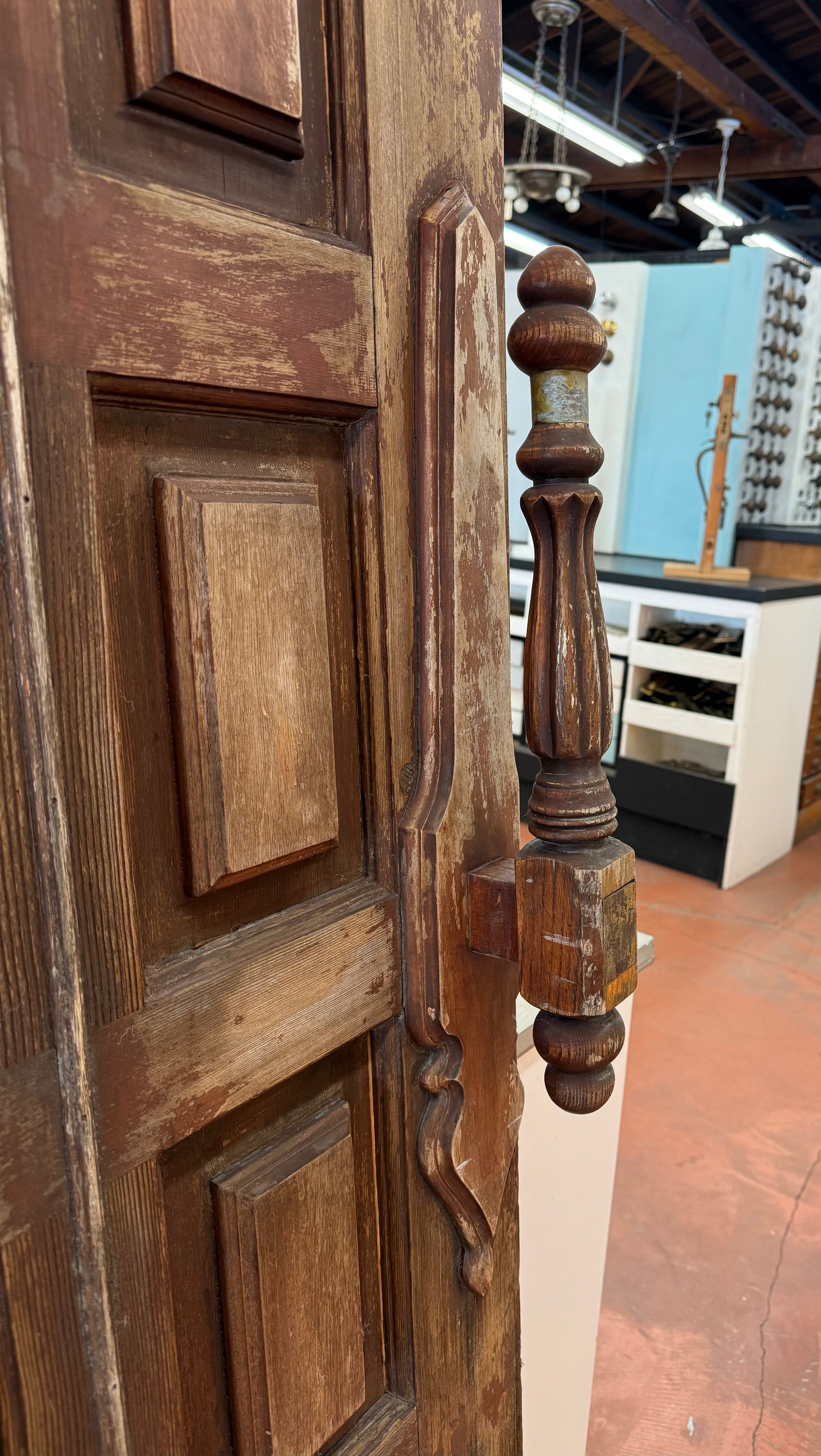 (XD-126) Entry Door/Colored Glass