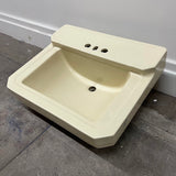 (SK-139) Pale Yellow Sink With Legs