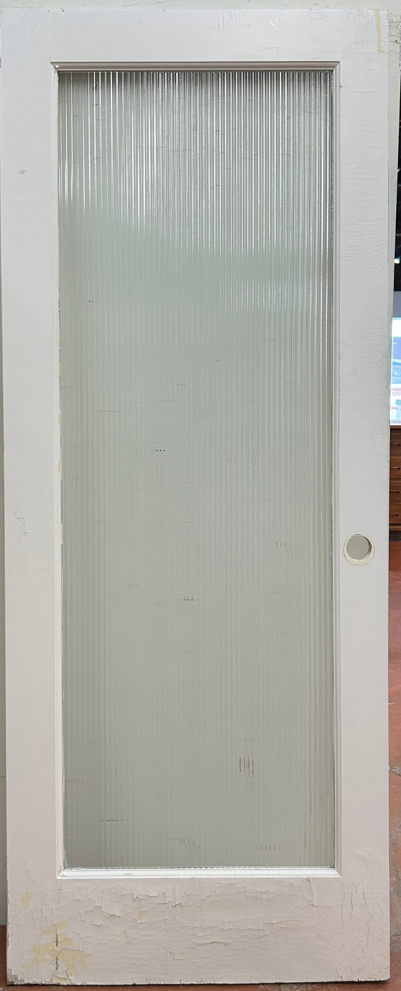 1-Light Ribbed-Glass French Door Single (FDS-257)