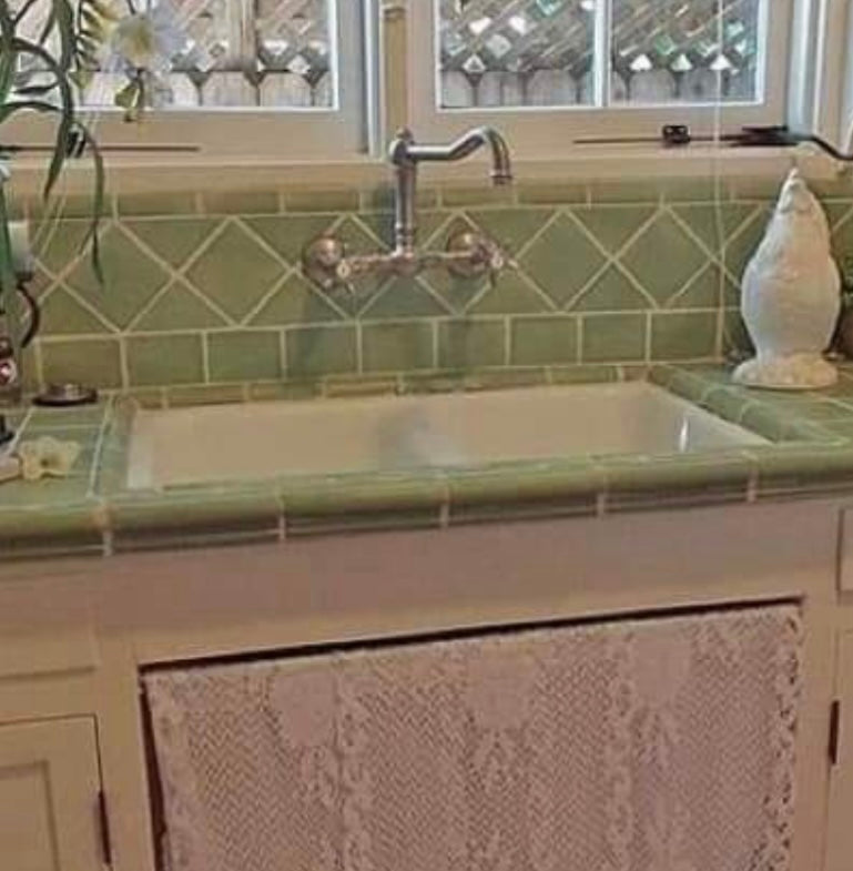 (SK-177) Tiled-In Kitchen Sink