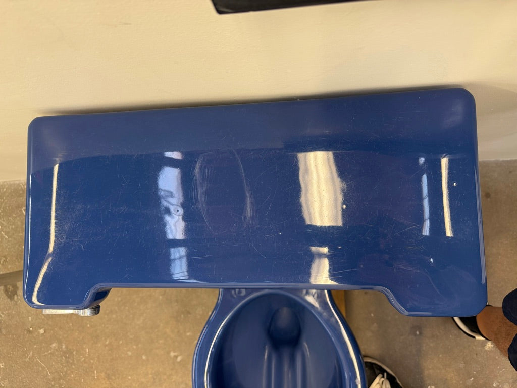 (WC-144) Dark Blue Toilet