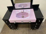 Am. Std. 'Orchid de Vicennes' Sink w/ Mirrored Cabinet (SK-134)