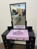 Am. Std. 'Orchid de Vicennes' Sink w/ Mirrored Cabinet (SK-134)