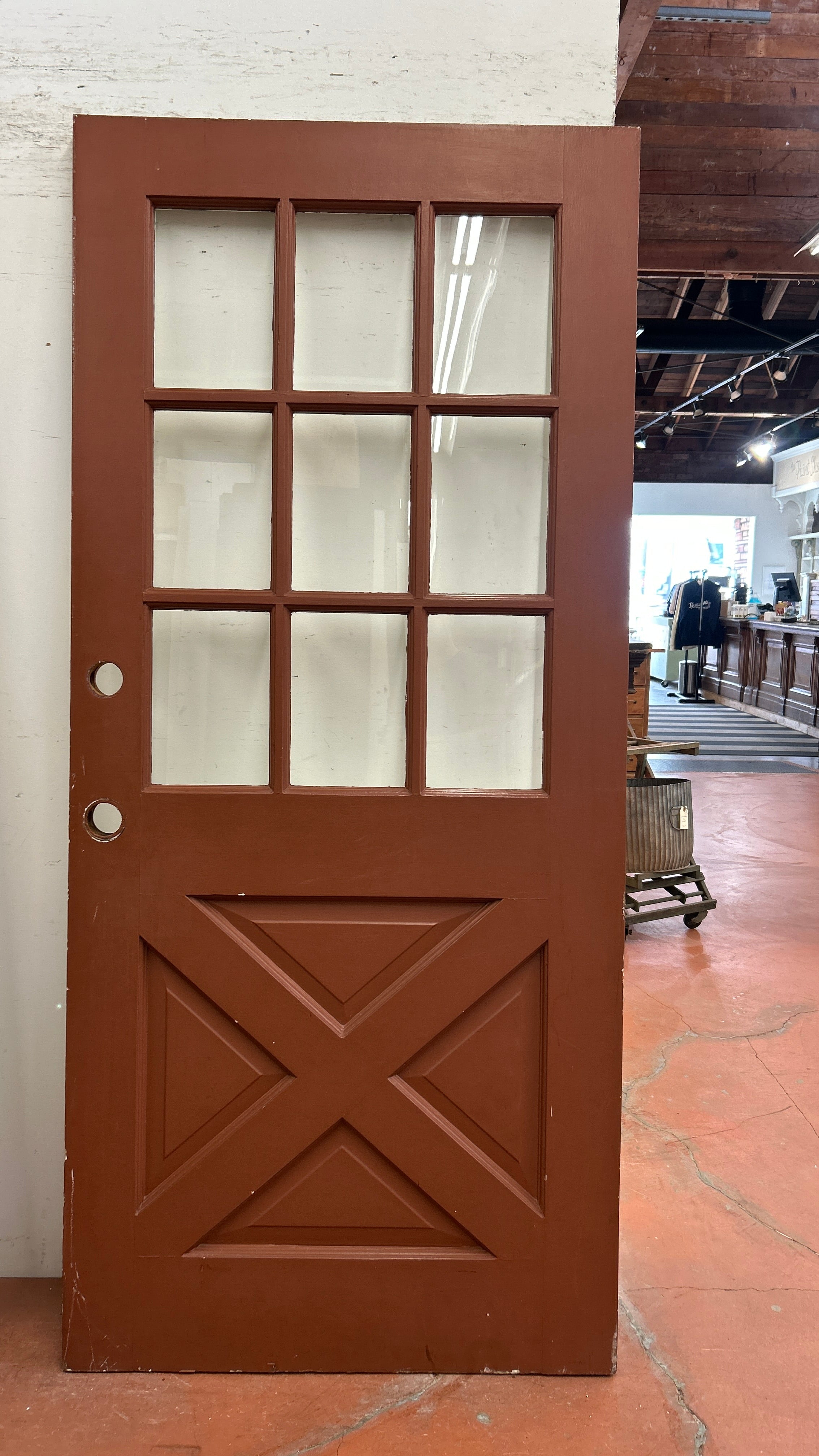 9-Light/ X-Panel Back Door (BD-417)