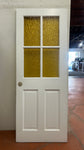 4-Light/ 2-Panel Back Door w/ Amber Glass (BD-352)