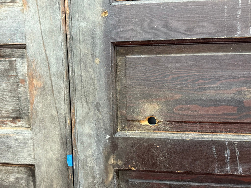 (PD-48) 5 Raised Panel Pocket Door Set