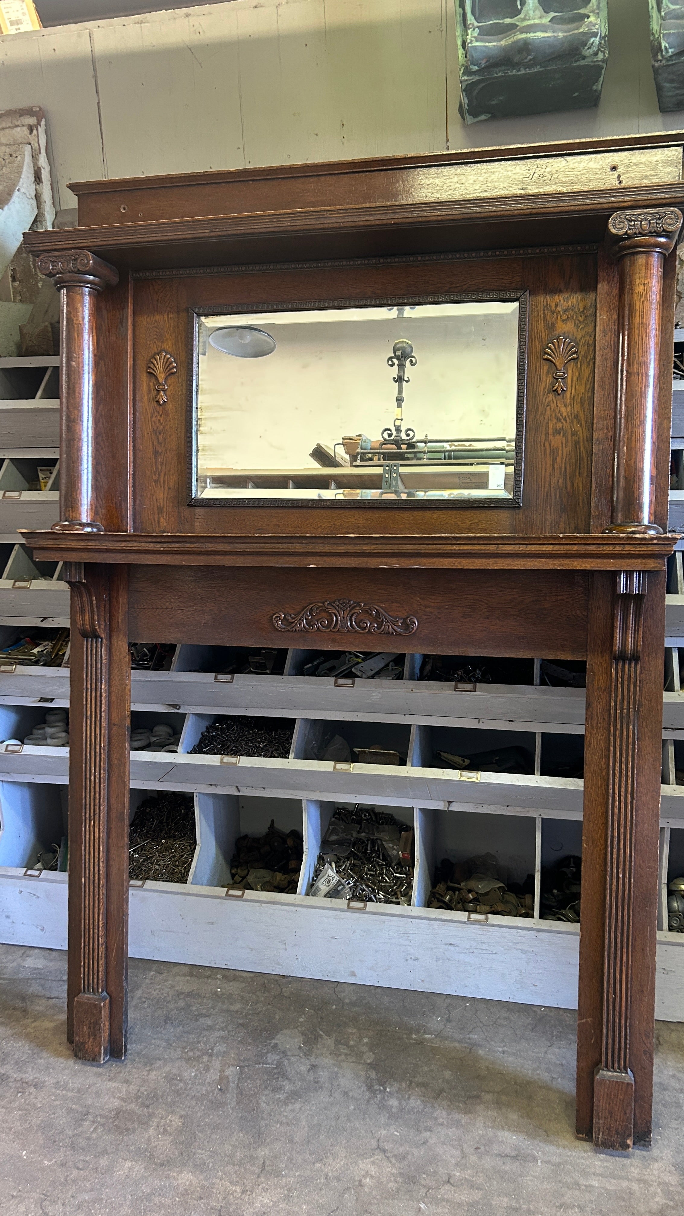 Oak Fireplace Surround (OE-59)