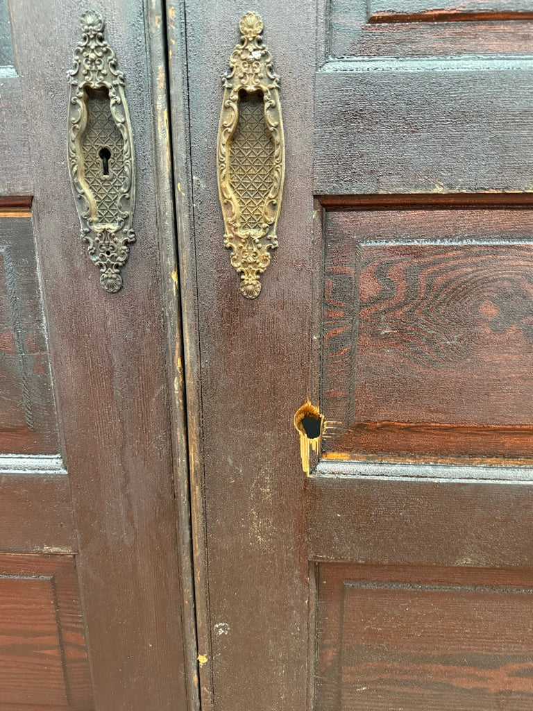 (PD-48) 5 Raised Panel Pocket Door Set