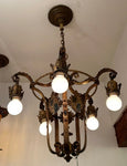 5-Light Brass Chandelier (LT-647)