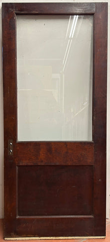 1-Light/ 1-Panel Mahogany Back Door (BD-268)