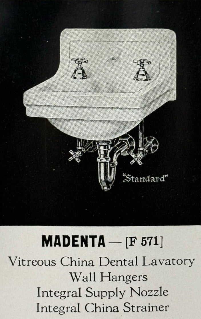 (SK-187) Yellow Dental Sink