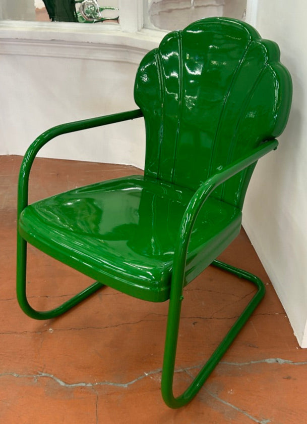 Vintage Green Lawn Chairs (OE-69)