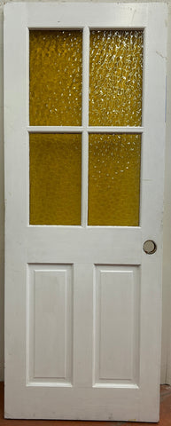 4-Light/ 2-Panel Back Door w/ Amber Glass (BD-352)