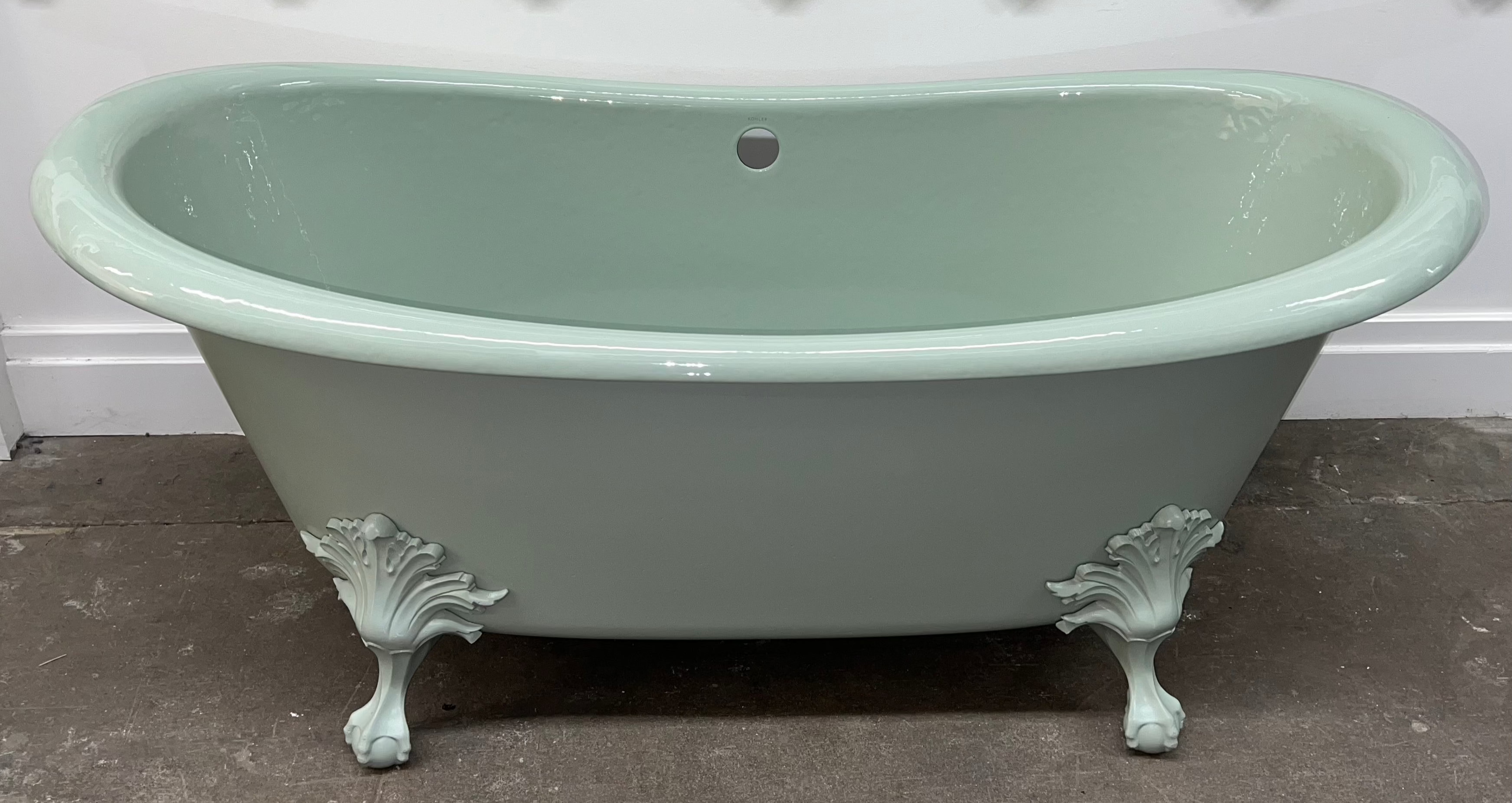 Kohler Artifacts Clawfoot Tub, Aspen Green (TB-125)