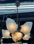 Frosted Slip-Shade Chandelier (LT-734)