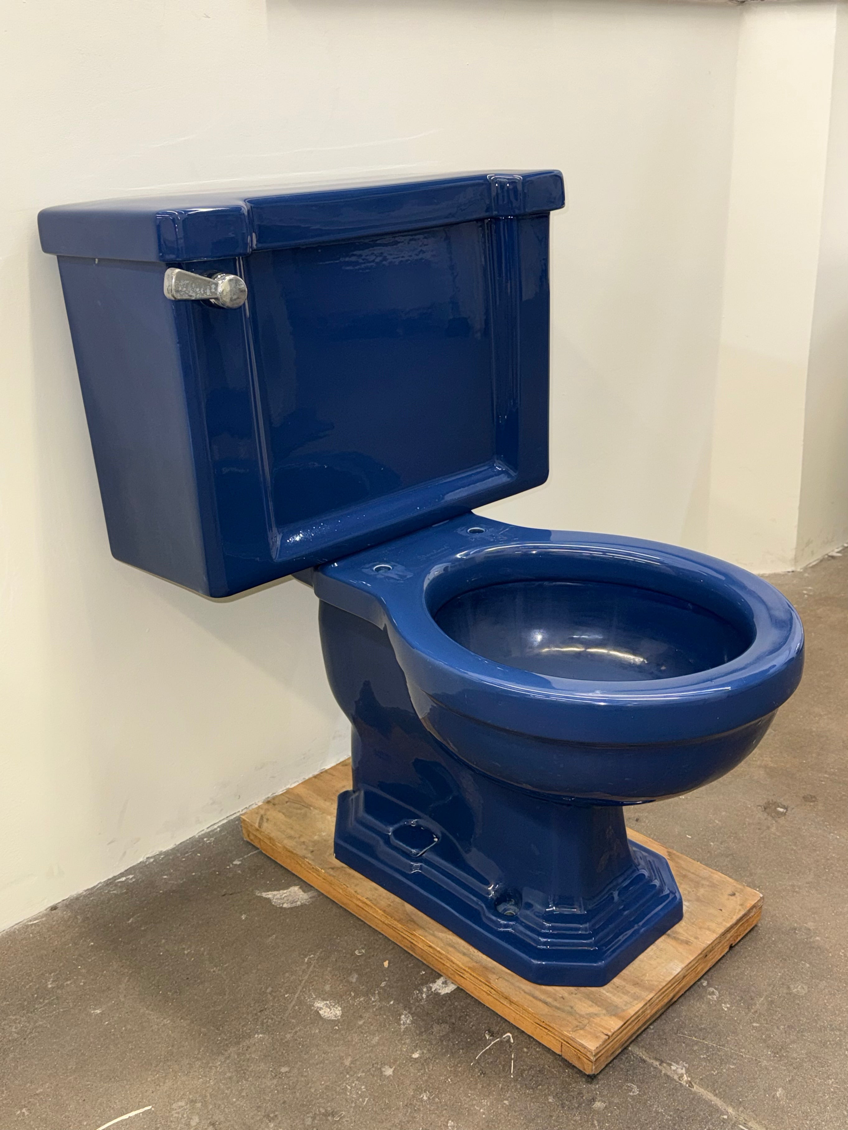 (WC-144) Dark Blue Toilet