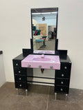 Am. Std. 'Orchid de Vicennes' Sink w/ Mirrored Cabinet (SK-134)