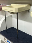 (SK-139) Pale Yellow Sink With Legs