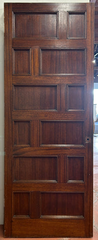 12-Panel Mahogany Entry Door (ED-245)