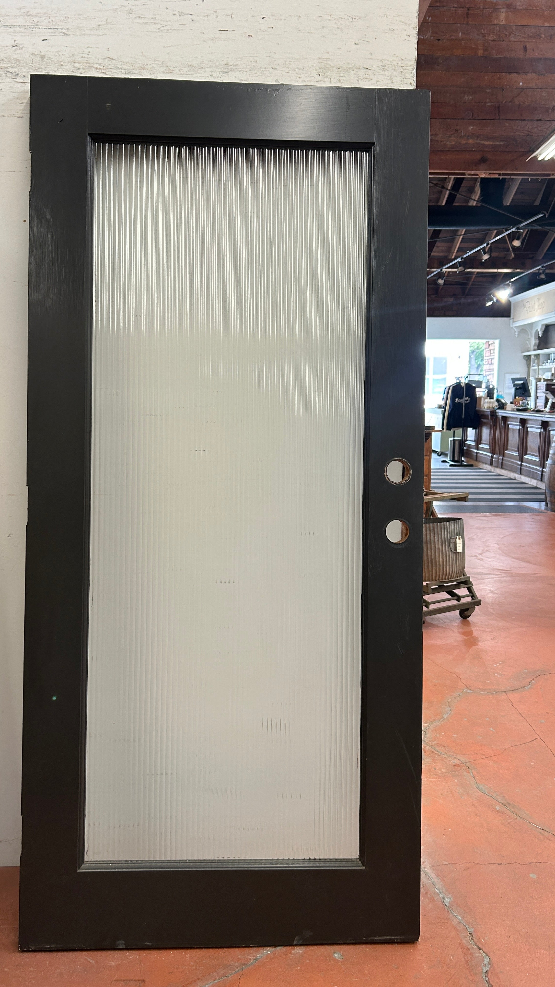 1-Light Ribbed-Glass French Door Single (FDS-294)